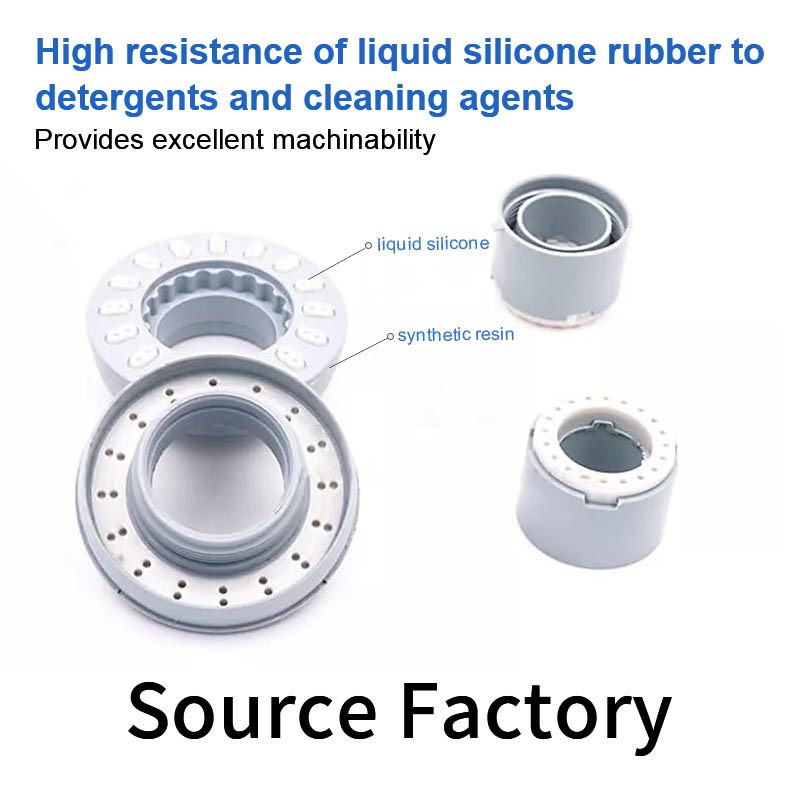 Liquid silicone injection molding